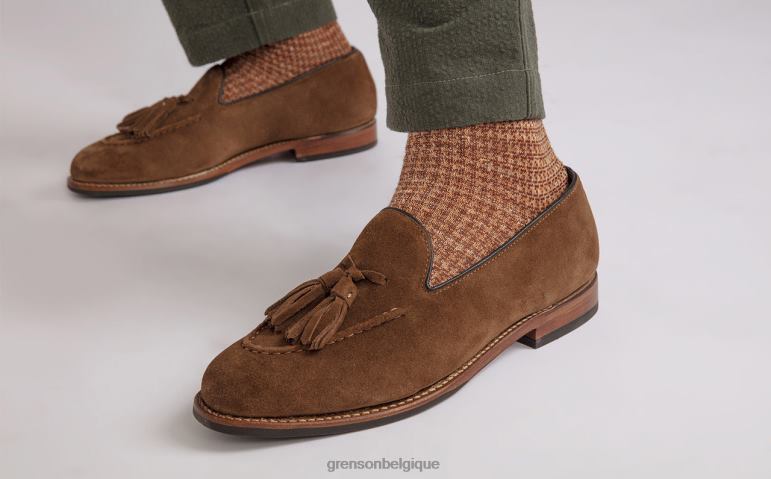 Hommes Grenson caramel au beurre Merle flâneurs HL6R8140
