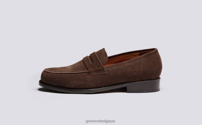 Hommes Grenson marron foncé jago flâneurs HL6R8139