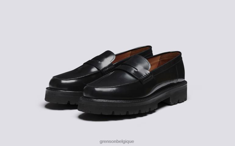 Hommes Grenson noir Jefferson flâneurs HL6R8129