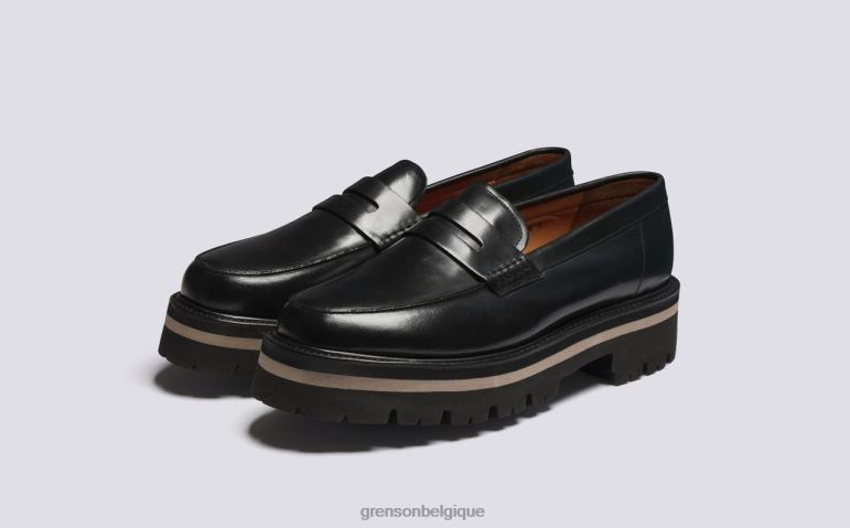 Hommes Grenson noir Jeffrey flâneurs HL6R8126