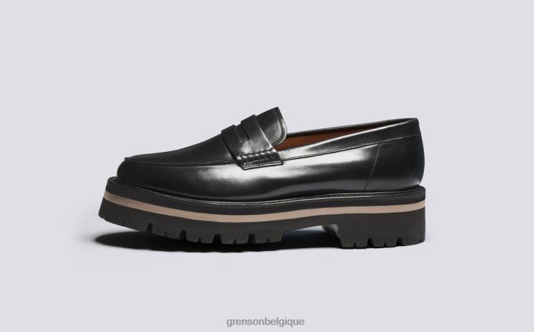 Hommes Grenson noir Jeffrey flâneurs HL6R8126