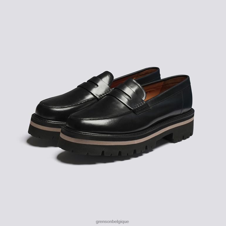 Hommes Grenson noir Jeffrey flâneurs HL6R8126