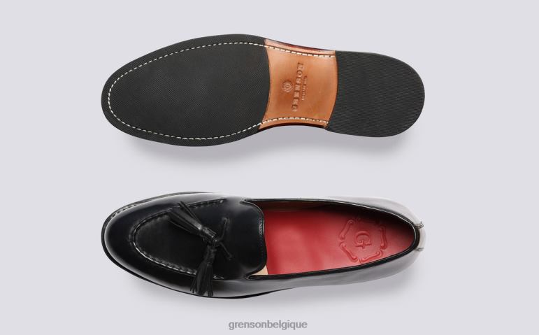 Hommes Grenson noir Merle flâneurs HL6R8141